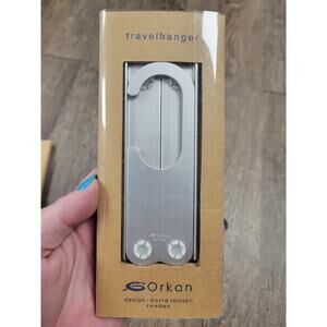 Newton Foldable Clothing Closet Hanger Lightweight Aluminum Swedish Design NEW
